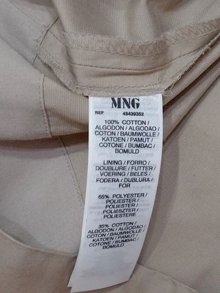 Vestido mujer. Mango. Talla L