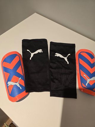 Espinilleras Puma fútbol niño