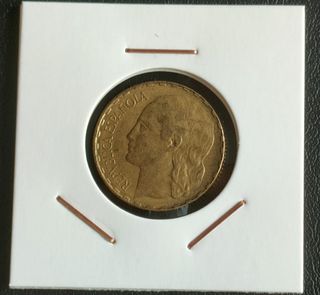 1 Peseta 1937 - La Rubia 