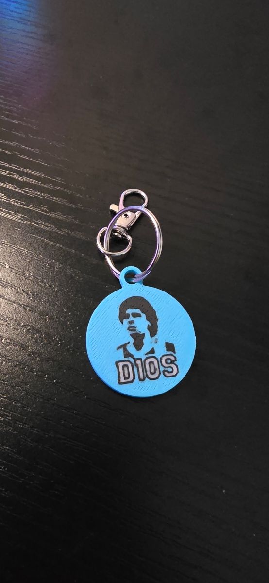 Portachiavi Napoli D10S Maradona 