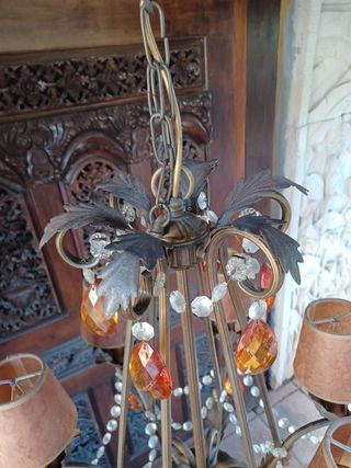 Lámpara de bronce..