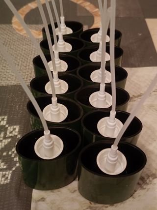 10 botes d cristal d 100 ml con atomizador