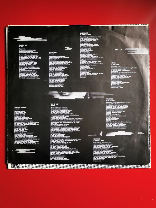 Loredana Berté – Savoir Faire vinile Italia 1984