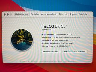 iMac Retina 5K 27” 2020