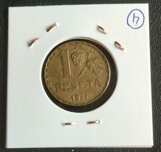 1 Peseta 1937 - La Rubia 