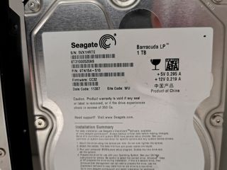 Dos discos duros de 1tb cada uno