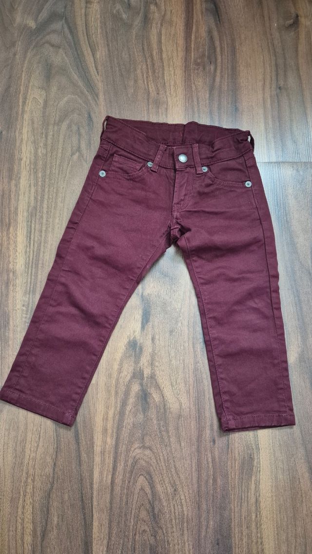 Pantalon Hackett niño burdeos.