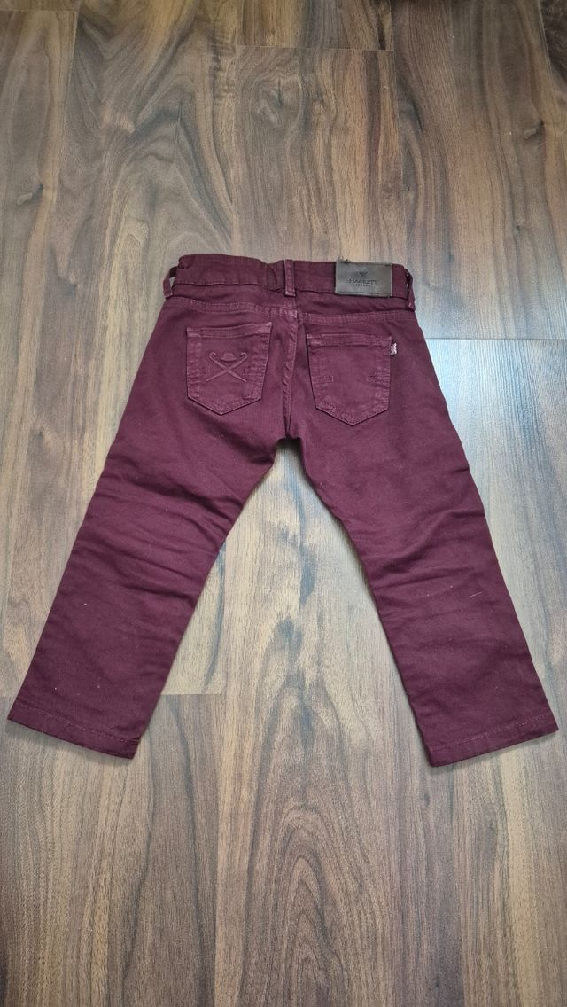 Pantalon Hackett niño burdeos.
