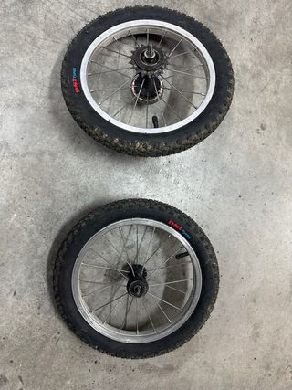 Ruedas bici btwin 14”