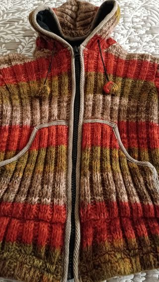 Cazadora lana con forro polar