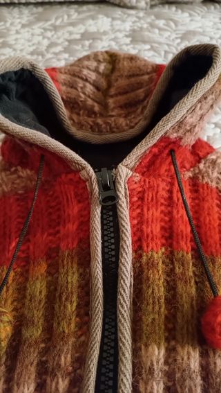 Cazadora lana con forro polar