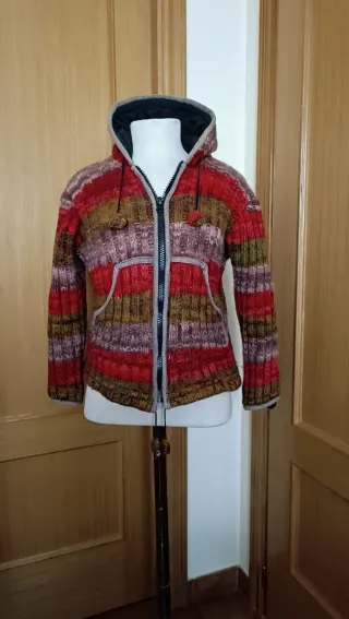 Cazadora lana con forro polar