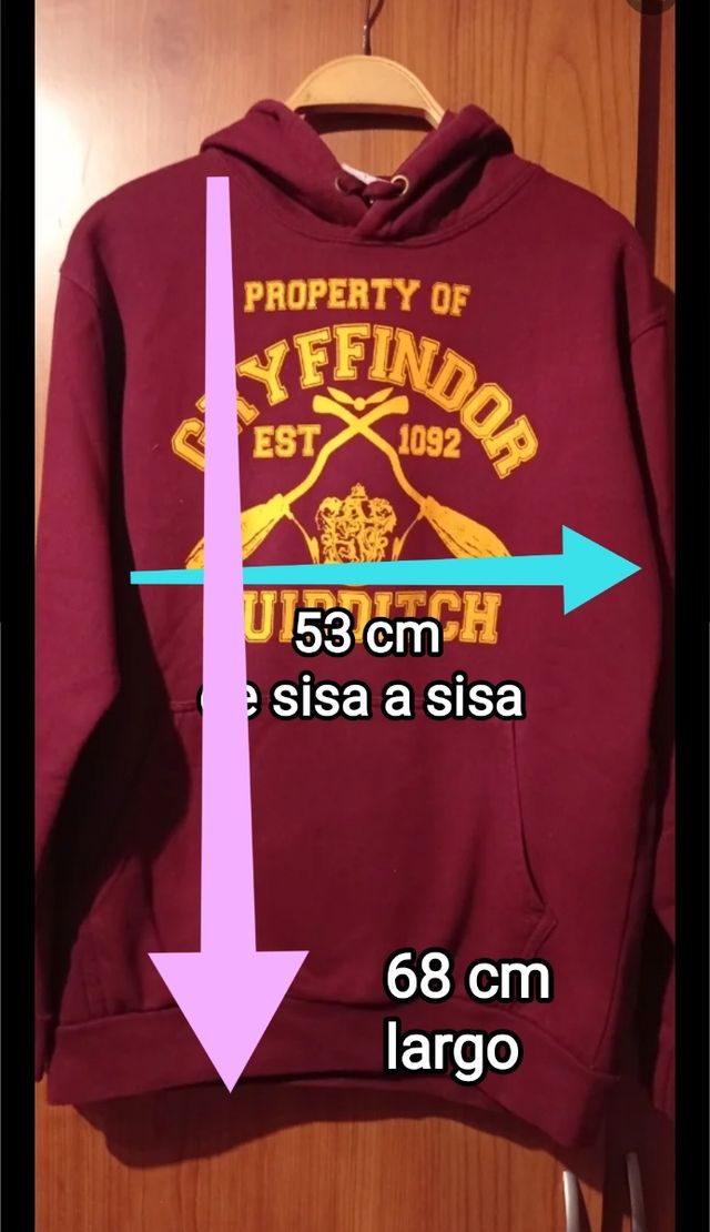 Sudadera Quidditch Gryffindor