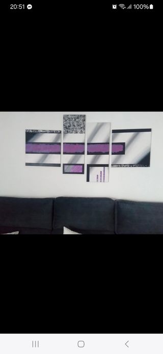 Cuadro 4 piezas