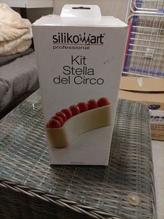 Moldes pastelería silicona silikomart kit Stella 