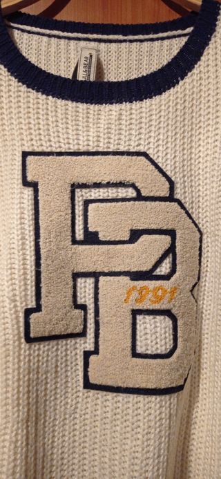 Jersey Pull and Bear blanco