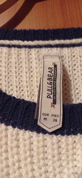 Jersey Pull and Bear blanco