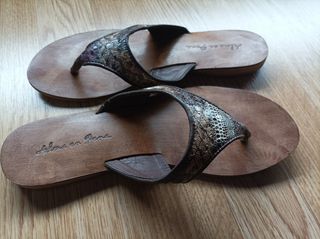 Sandalias vestir dedo