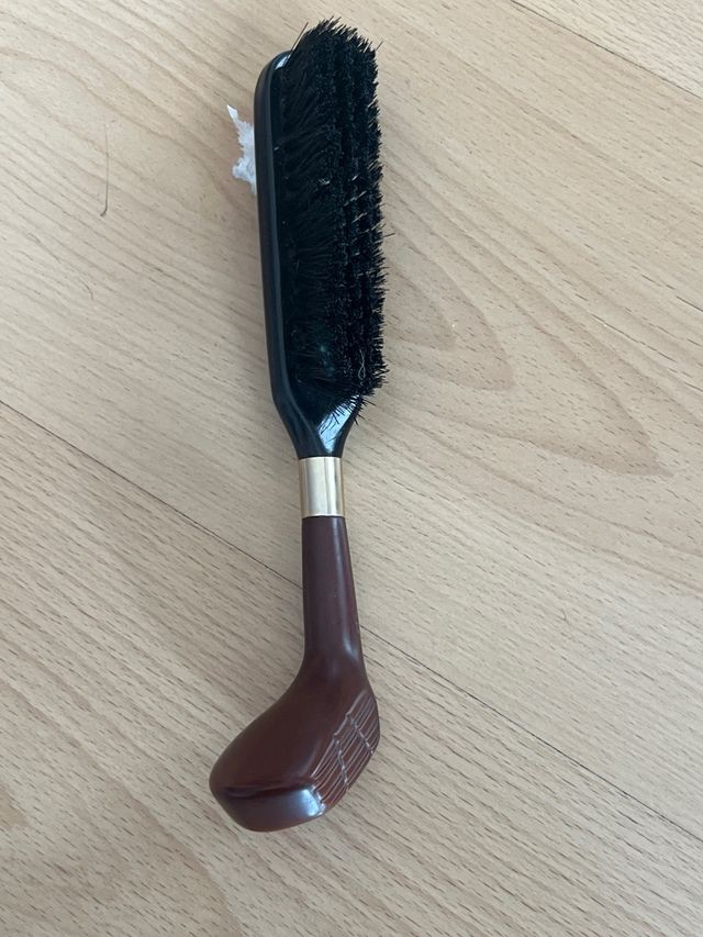 Cepillo Golf material madera forma de palo golf