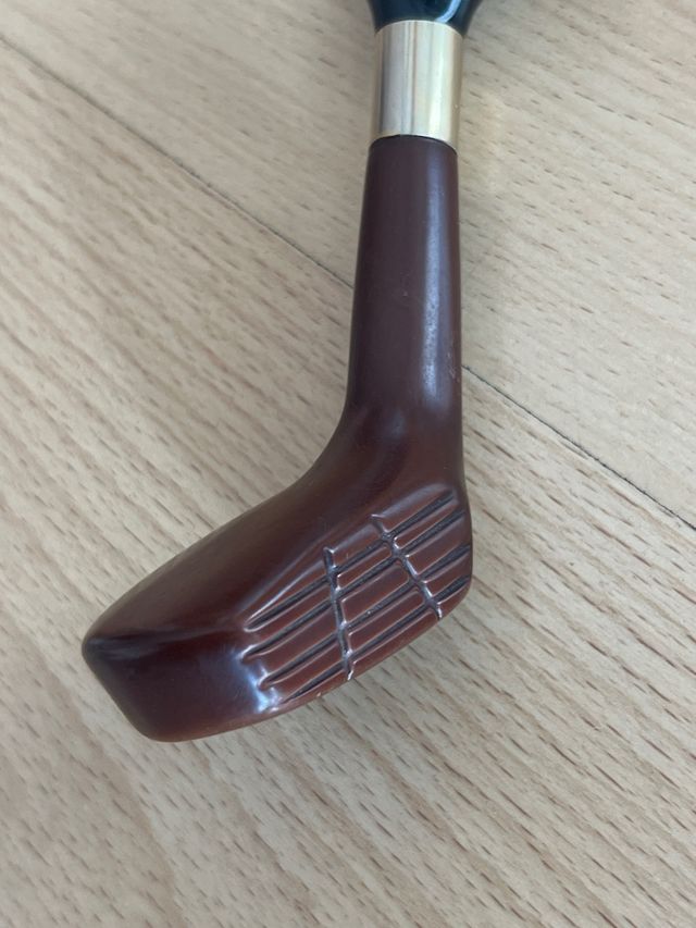 Cepillo Golf material madera forma de palo golf