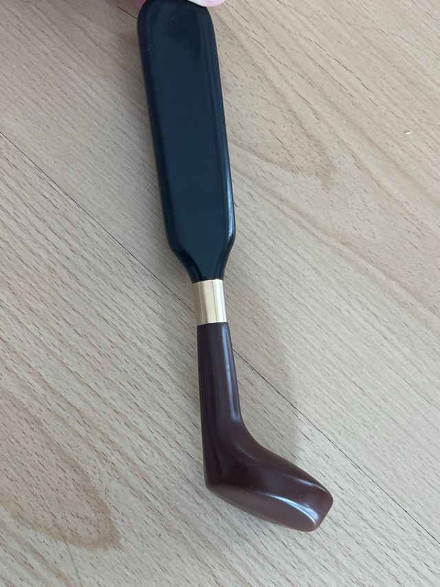 Cepillo Golf material madera forma de palo golf