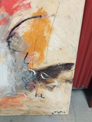 Pintura acrílico sobre tela, precio por mudanza.
