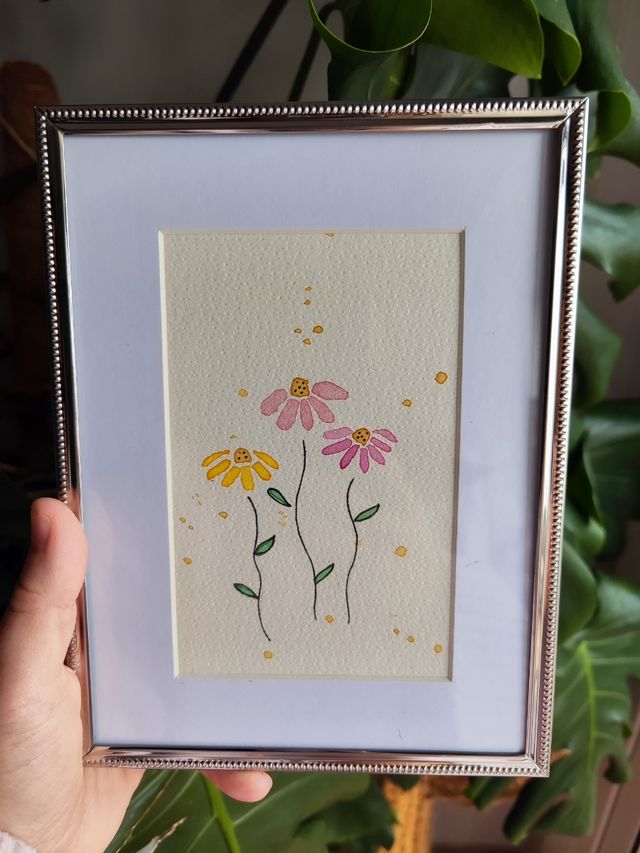 Postal lámina acuarela original