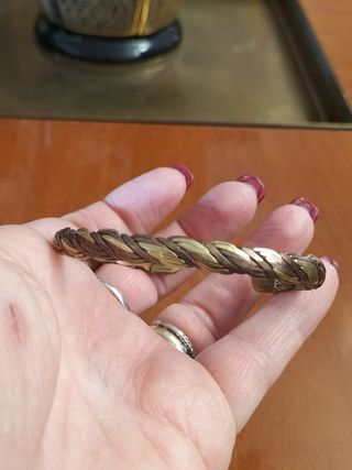 Bracciale vintage ottone e rame 