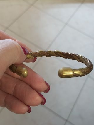 Bracciale vintage ottone e rame 