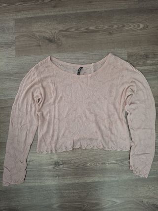 Blusa calada mujer. Stradivarius. Talla M