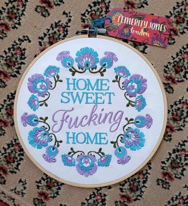 Decorazione Home Sweet Fu*king Home