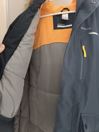 Abrigo parka Quechua para frío intenso 