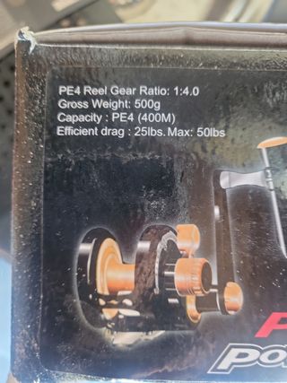 Carrete Pesca.  Jigging Master PE 4