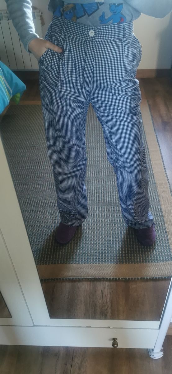 Pantalón cocina unisex cuadros