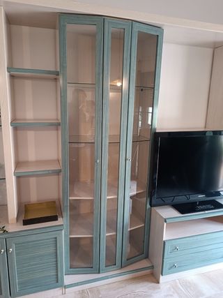 Mueble,Vitrina y Cajonera para Salón