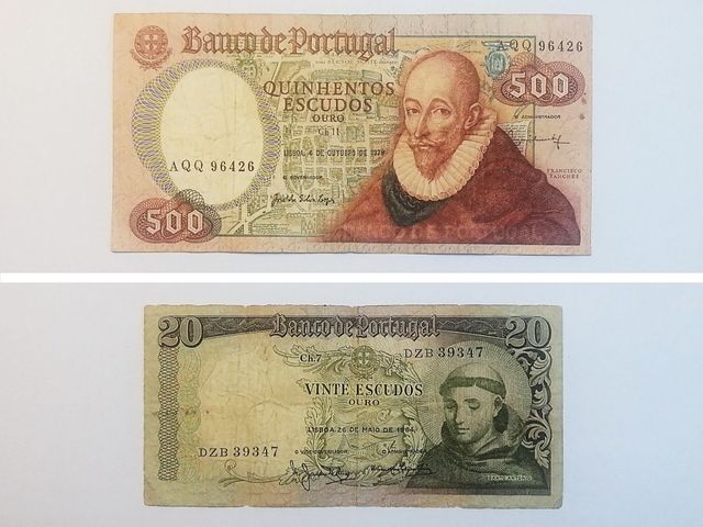 DOS BILLETES DE PORTUGAL