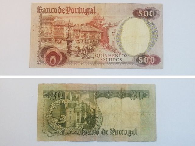 DOS BILLETES DE PORTUGAL