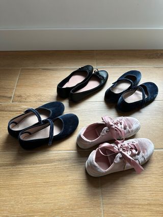 Merceditas y zapatillas niña T35 y 36