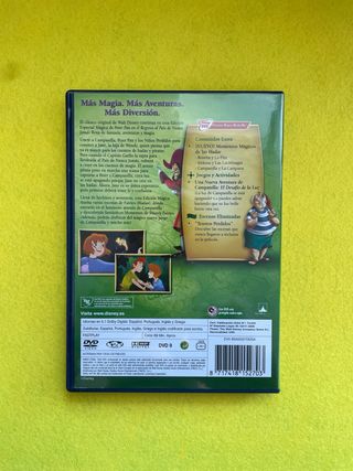 Peter Pan en Regreso al país de Nunca Jamás DVD