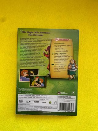 Peter Pan en Regreso al país de Nunca Jamás DVD