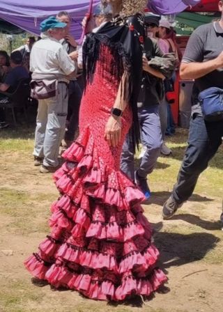 Traje de flamenca / gitana talla xs/s