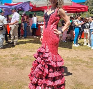 Traje de flamenca / gitana talla xs/s