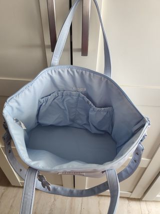 Bolso bebe azul Pasito a Pasito