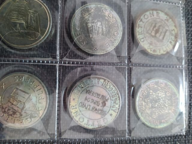 Lotto gettoni apparecchi elettronici antichi token