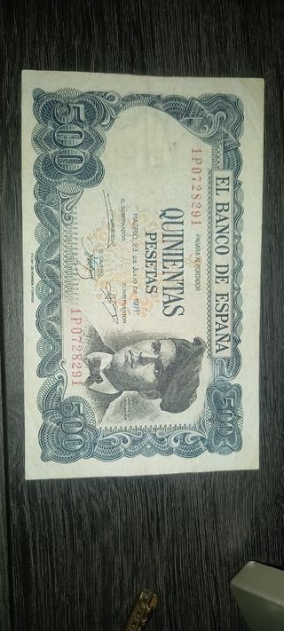 Billete pesetas 