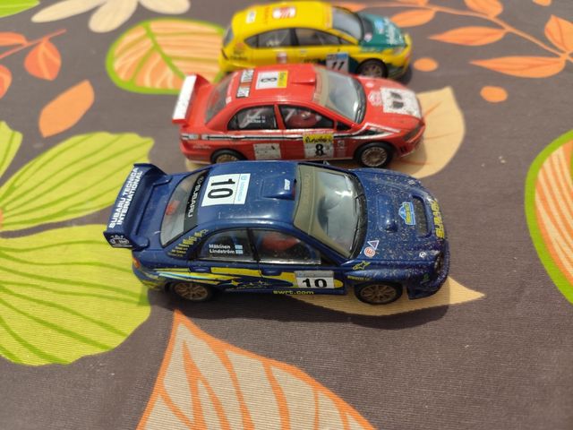2 Scalextric más 3 coches