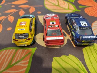 2 Scalextric más 3 coches