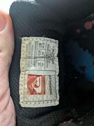 Zapatillas Quicksilver talla 44