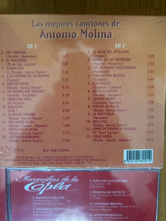 Lote cds de nusica nuevos.