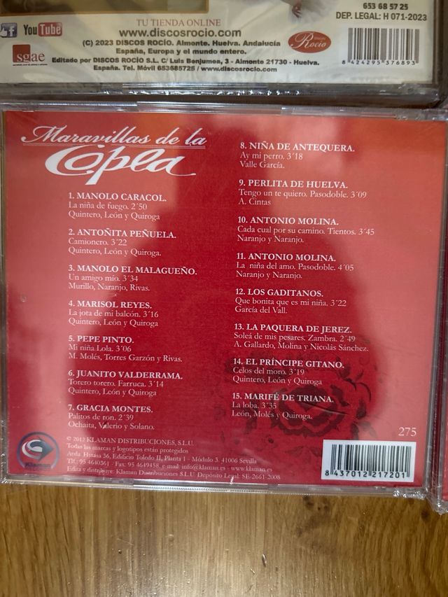 Lote cds de nusica nuevos.